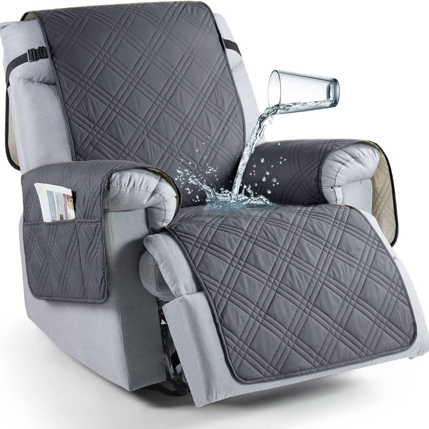 Ultimate Recliner Protection Cover, 5-Layer Design, Water-Resistant