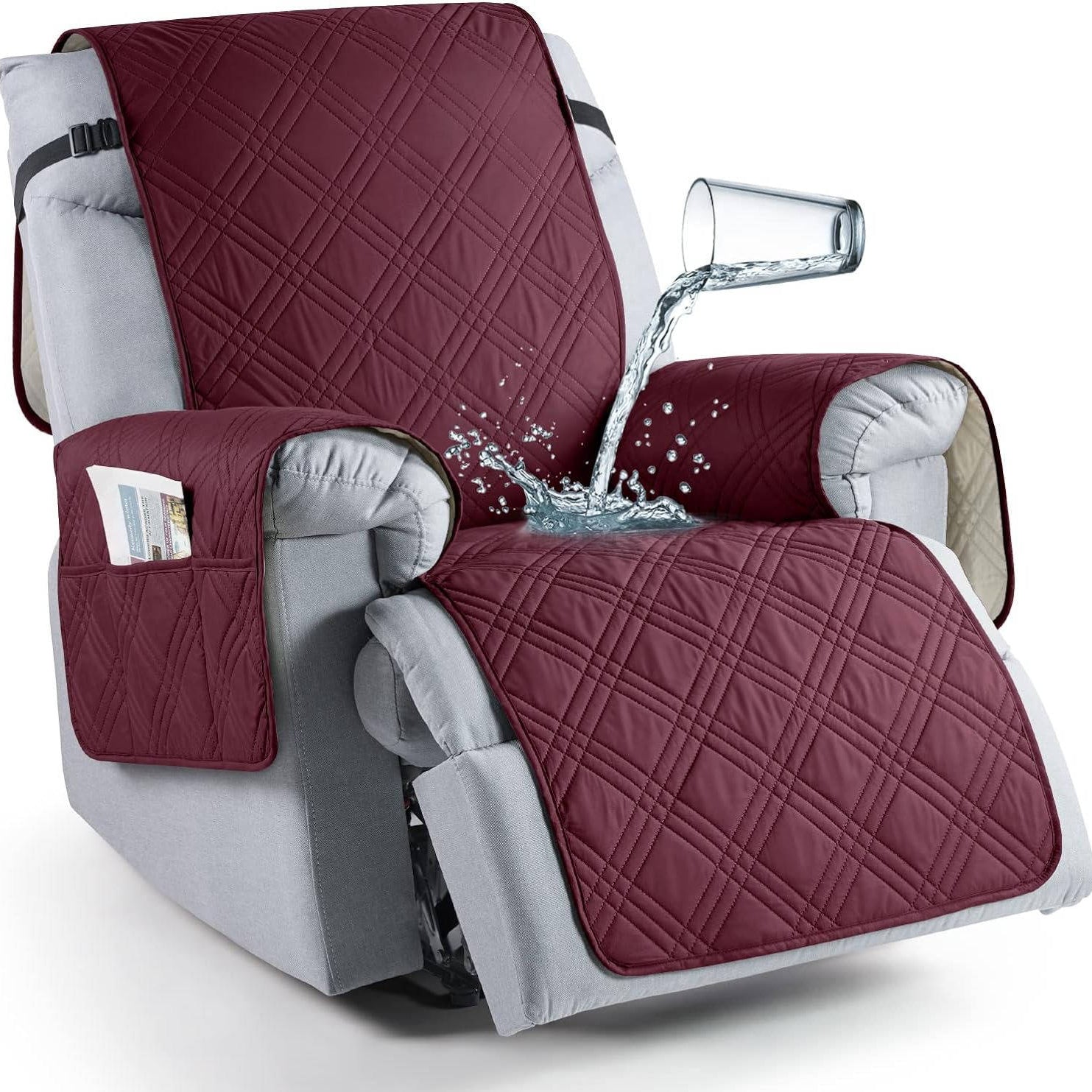 Ultimate Recliner Protection Cover, 5-Layer Design, Water-Resistant