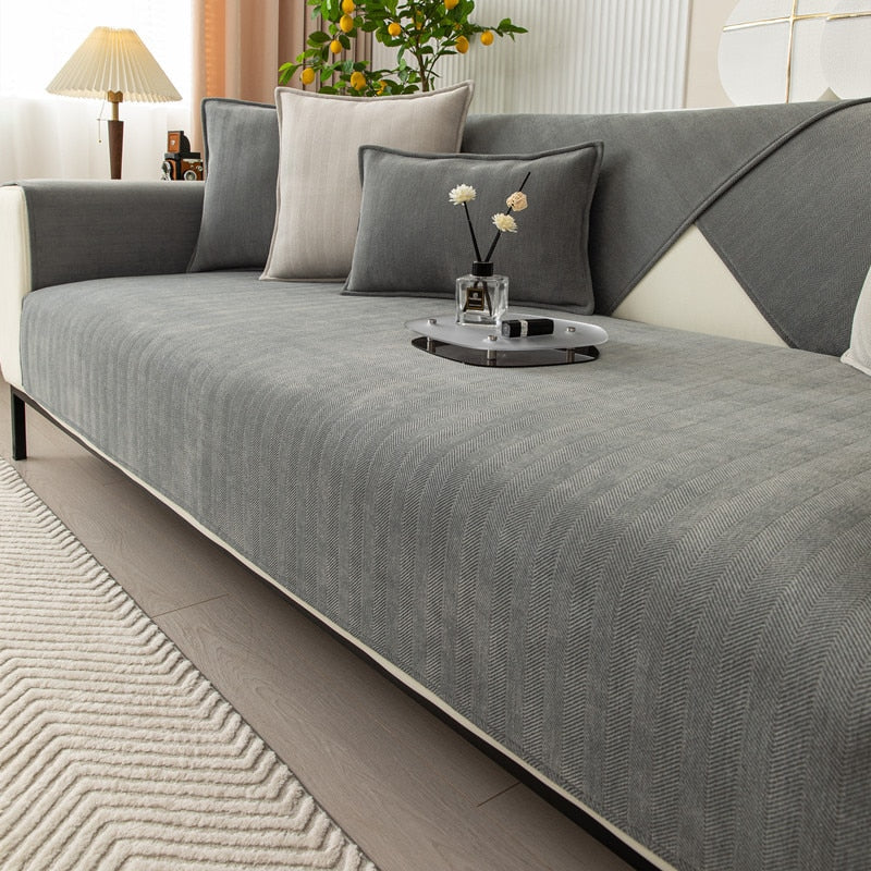 Versatile Waterproof Sofa Protector - Easy Fit & Care