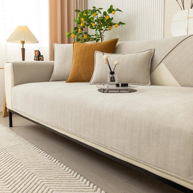 Versatile Waterproof Sofa Protector - Easy Fit & Care