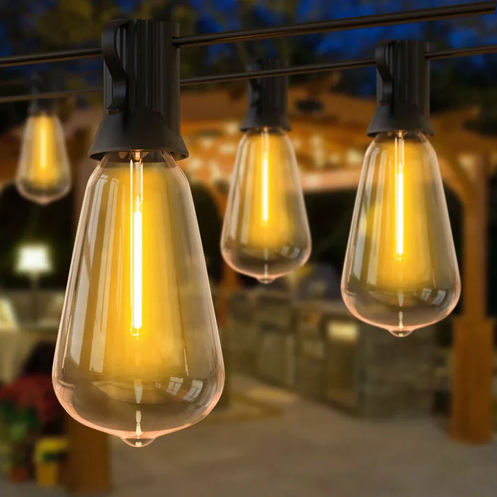 All-Weather LED String Lights for Outdoor Ambiance