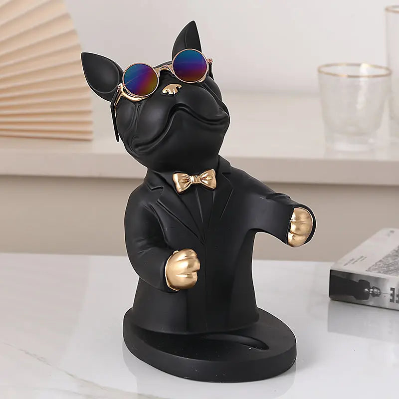 Dog-Shaped Wine Glass Holder | Handmade Table Decoration
