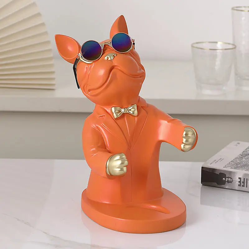 Dog-Shaped Wine Glass Holder | Handmade Table Decoration