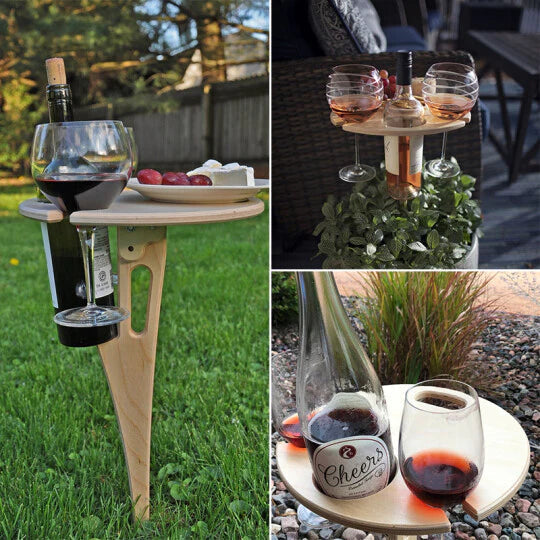 Outdoor Wine Holder | Stable Support for Safe Enjoyment