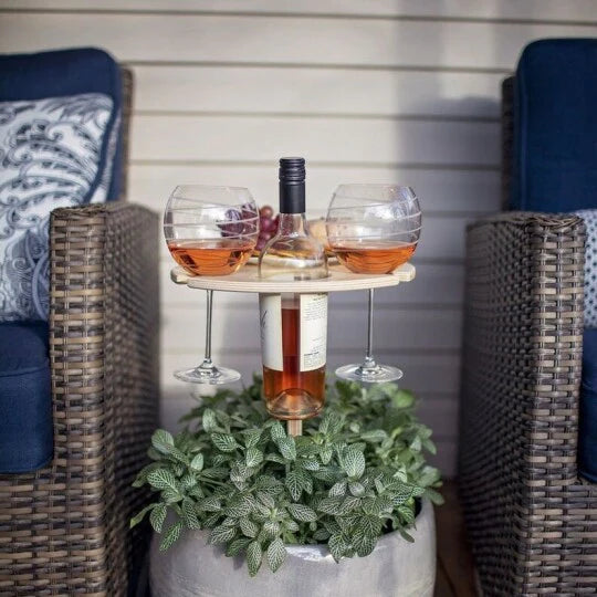 Outdoor Wine Holder | Stable Support for Safe Enjoyment