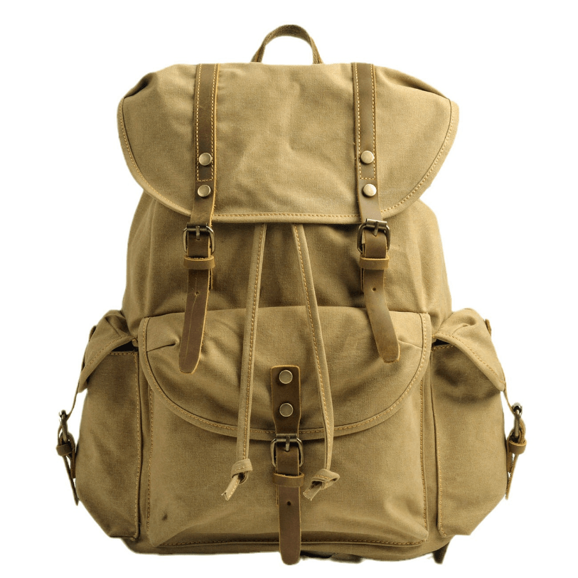 GearUp Adventure-Ready Canvas Backpack for Travel