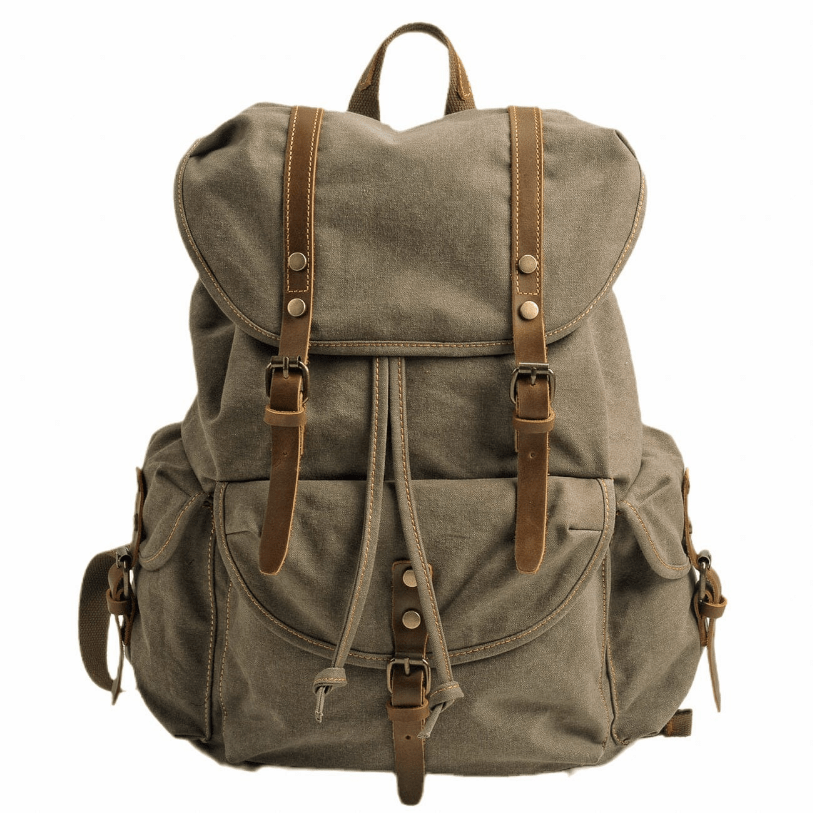 GearUp Adventure-Ready Canvas Backpack for Travel