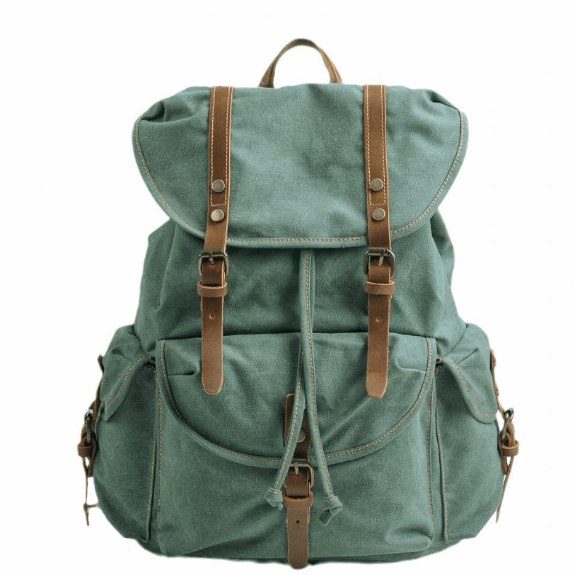 GearUp Adventure-Ready Canvas Backpack for Travel