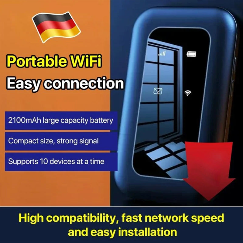 UltraConnect Portable Wi-Fi Extender for Seamless Internet Access