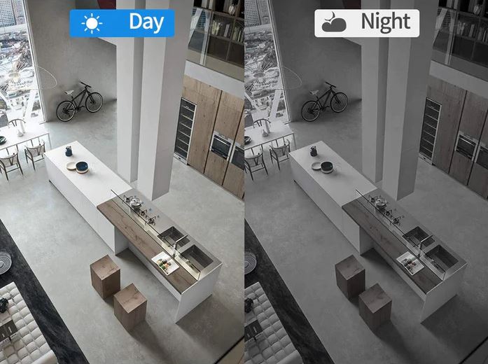 WiFi IP Camera with 120° Wide Angle Lens, Infrared Night Vision & Two-Way Audio