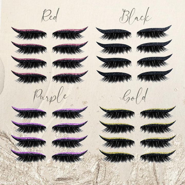 Reusable Glitter Eyeliner Lash Stickers | Buy One Get One Free