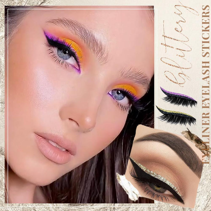 Reusable Glitter Eyeliner Lash Stickers | Buy One Get One Free