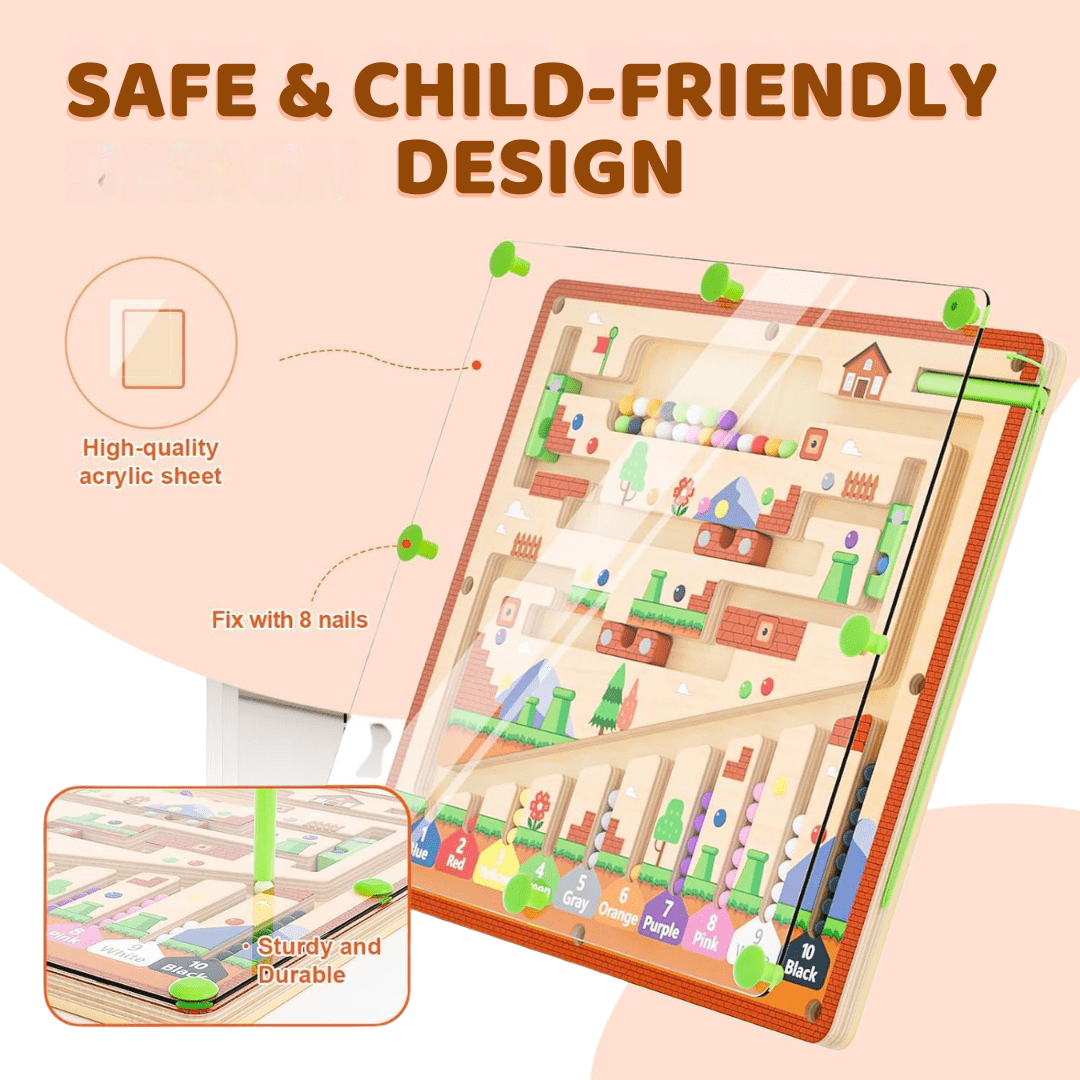 Wiggle Maze – Great for Children's Sensory and Logical Development!