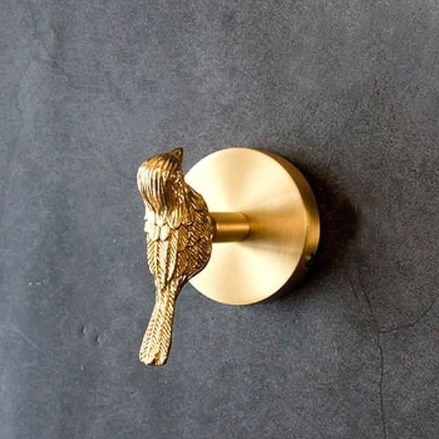 Animal Head Hooks in Brass for Entryway Organization