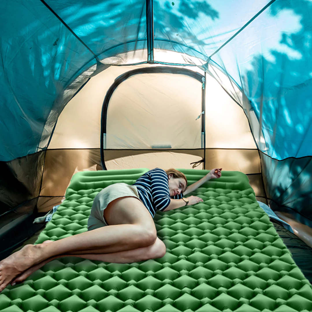 ComfortPlus – Spacious Double Air Mattress for Outdoor Relaxation