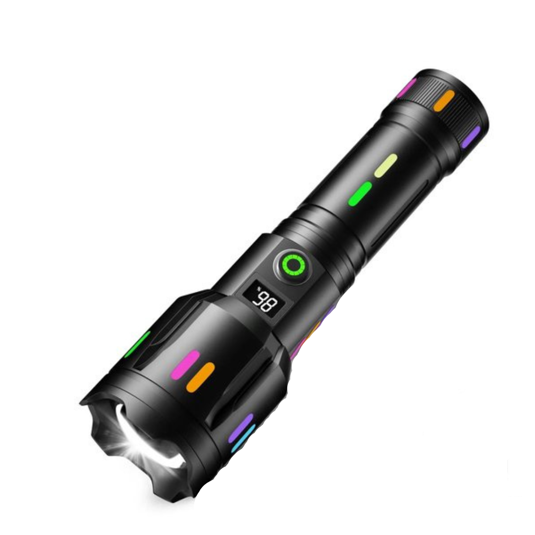 BrightBeam – 9000 Lumen Rechargeable LED Flashlight