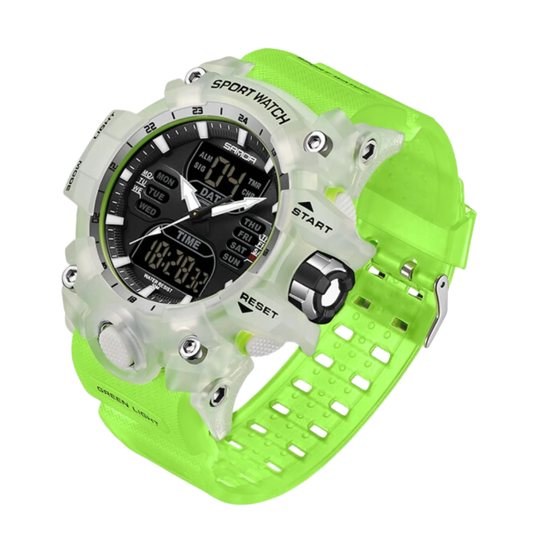 TrailBlazer – Durable Outdoor Digital Watch for Active Men