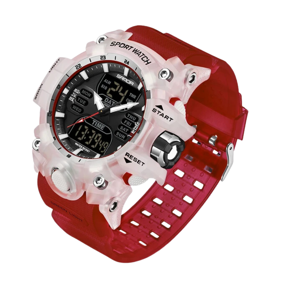 TrailBlazer – Durable Outdoor Digital Watch for Active Men