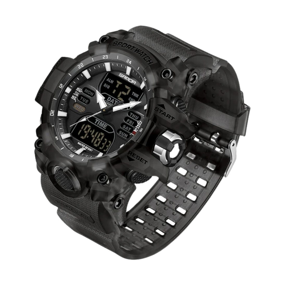 TrailBlazer – Durable Outdoor Digital Watch for Active Men