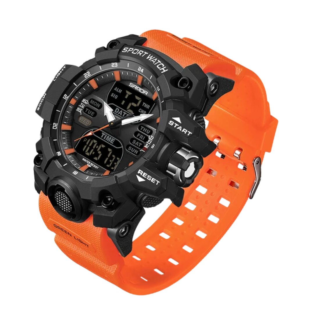 TrailBlazer – Durable Outdoor Digital Watch for Active Men