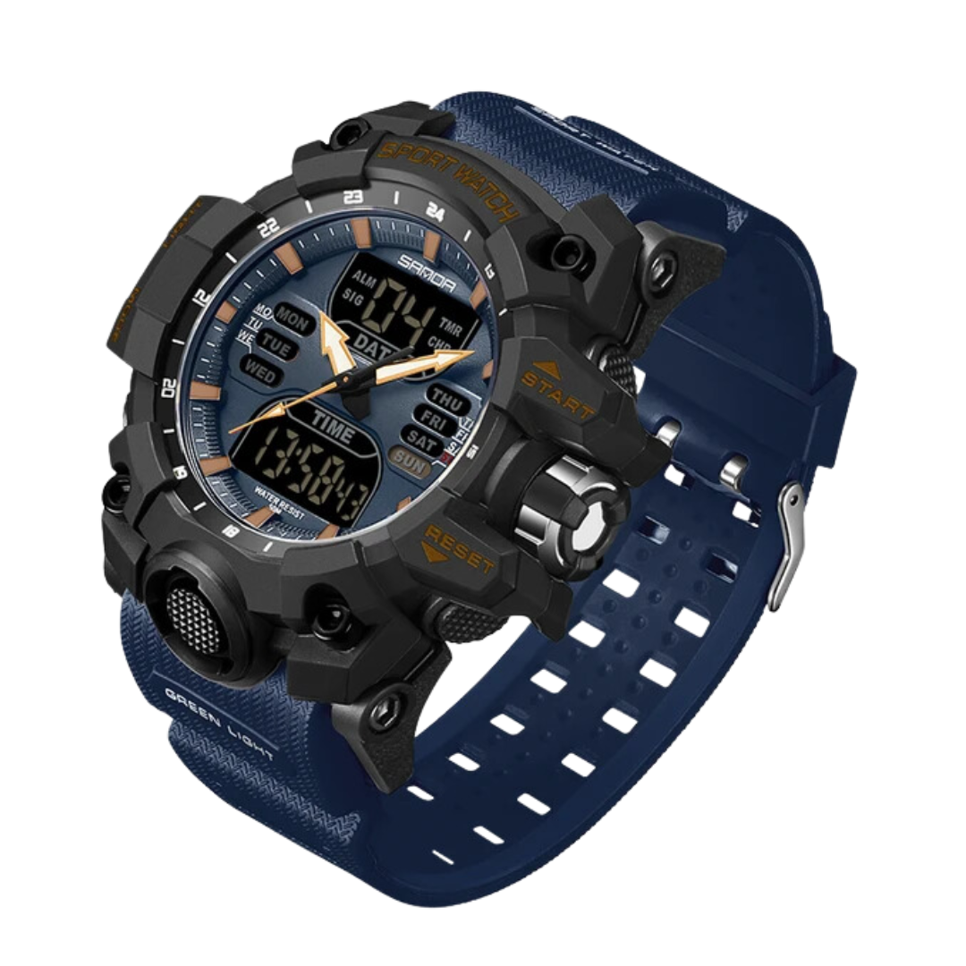 TrailBlazer – Durable Outdoor Digital Watch for Active Men