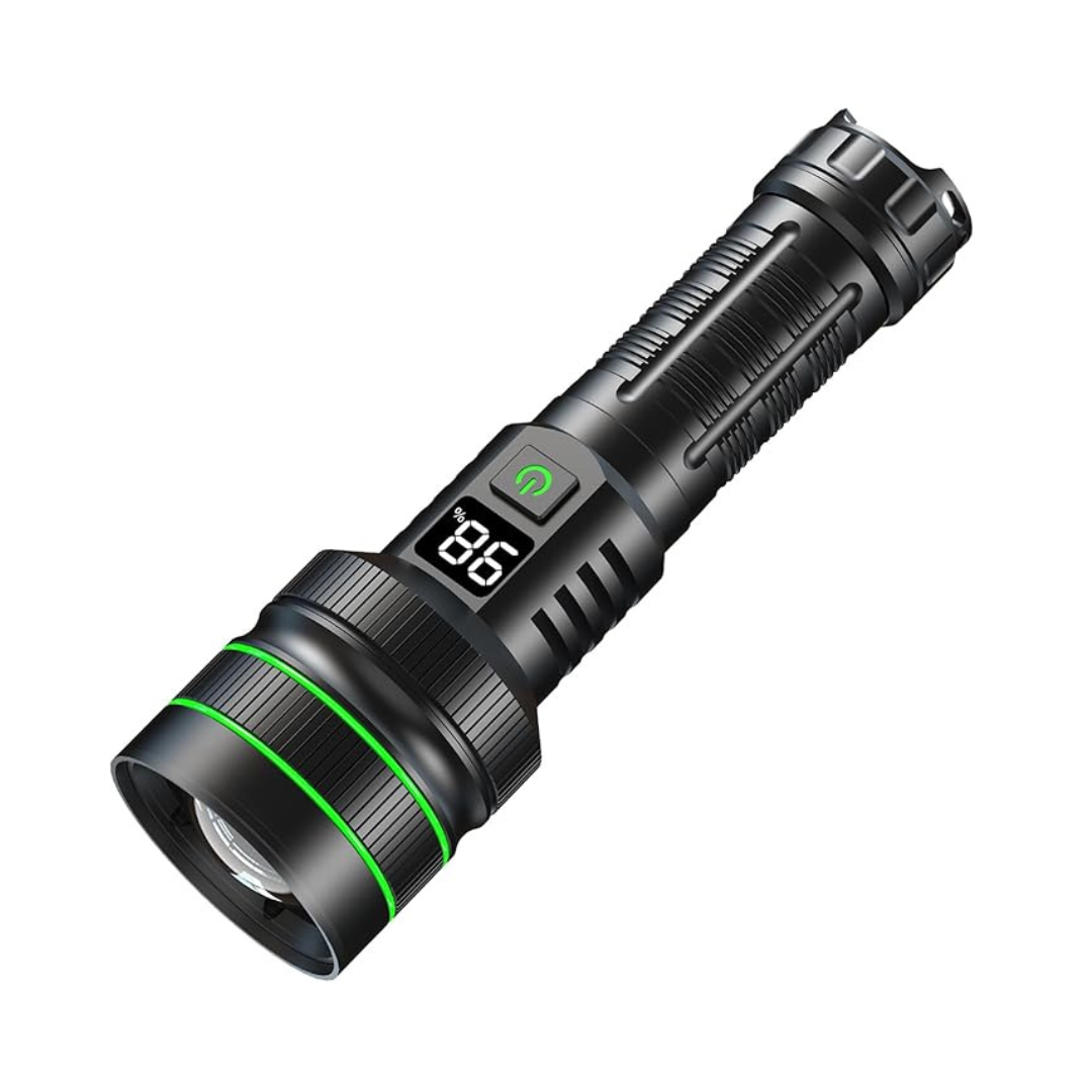 BrightBeam Pro – Adjustable LED Torch with Long-Distance Light and Waterproof Design