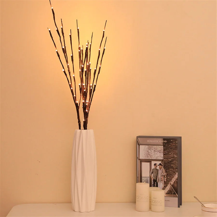 Flexible LED Decorative Branch Light with Battery Operation