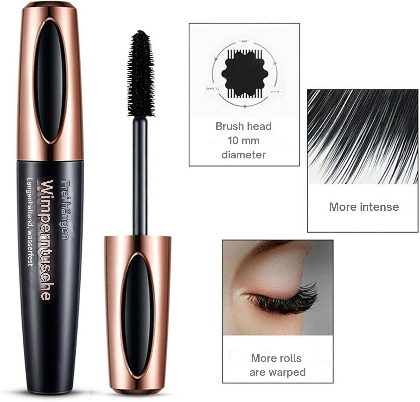 5D Mascara for Longer and Voluminous Lashes