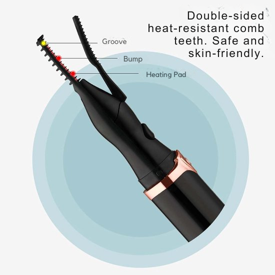 Electric Eyelash Curler with 3 Heat Settings