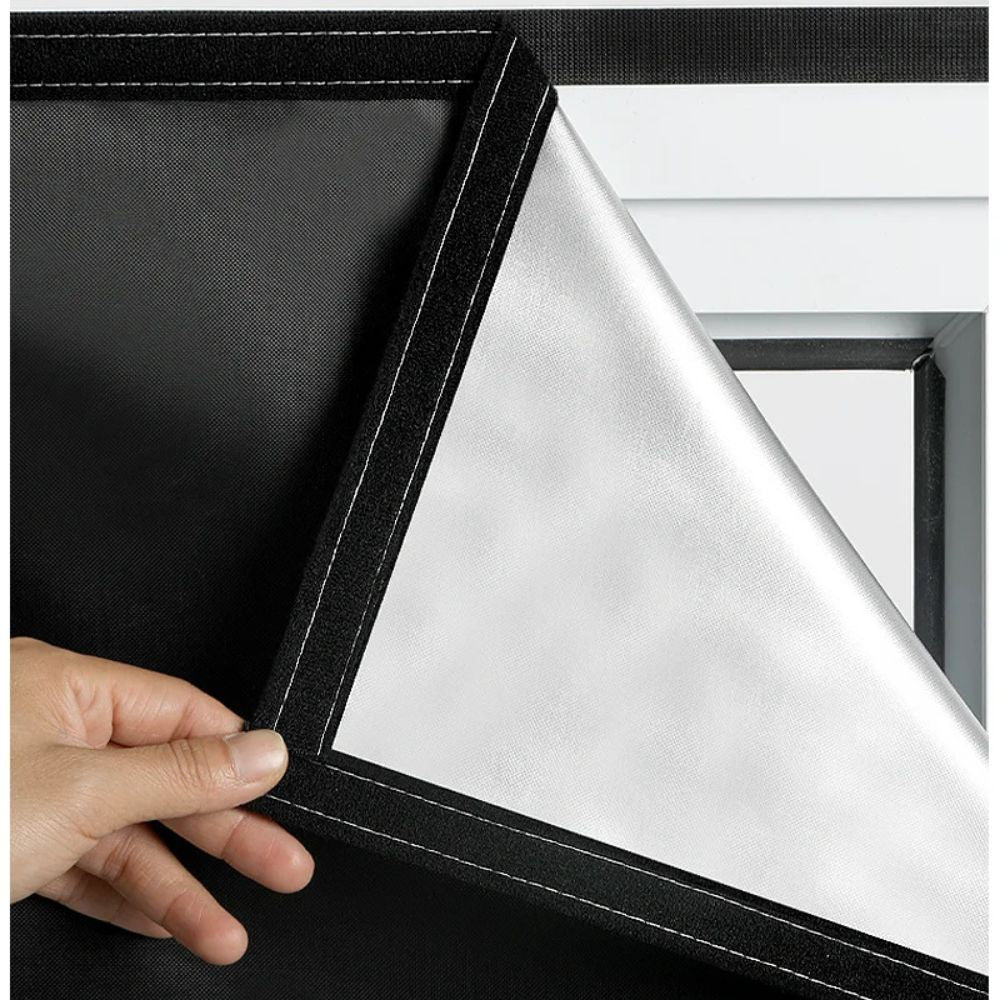 Customizable Matte Black Window Film for Total Light Control