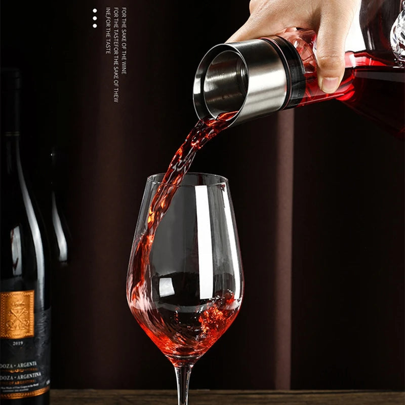 Elegant 1500 ml Wine Aerator with Stainless Steel Filter