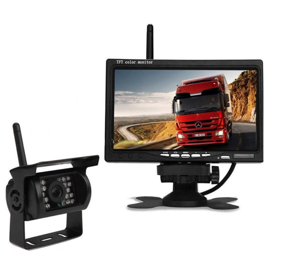 Wireless Rearview Camera System with 7-Inch Display for Vehicles