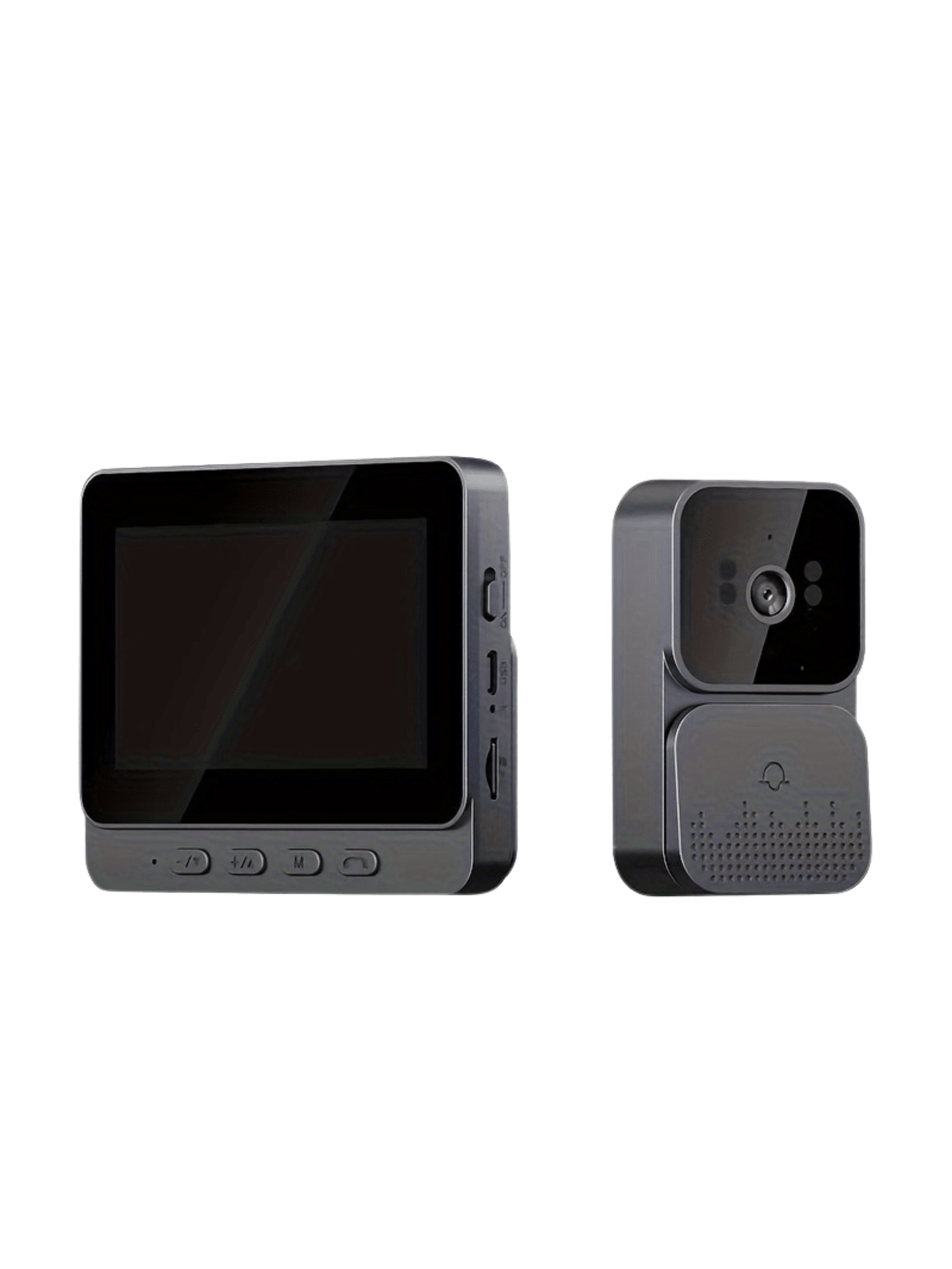 Smart Wireless Doorbell Camera with 4.3-Inch Display