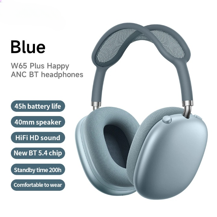 Bluetooth Over-Ear Headphones with ANC | Wireless, 45 Hours Battery