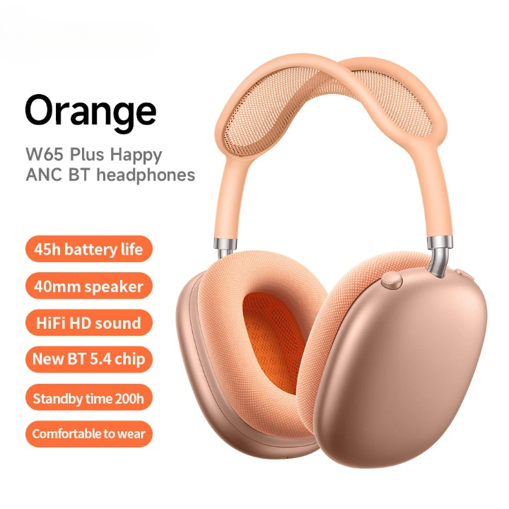 Bluetooth Over-Ear Headphones with ANC | Wireless, 45 Hours Battery
