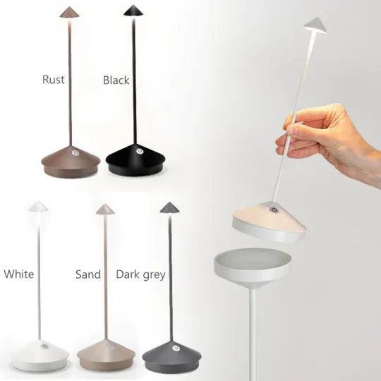 Sleek Wireless LED Lamp with Rechargeable Battery for Home