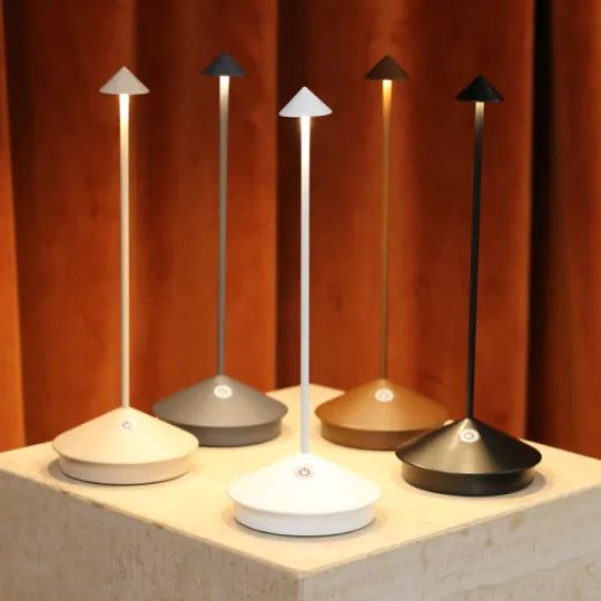 Sleek Wireless LED Lamp with Rechargeable Battery for Home