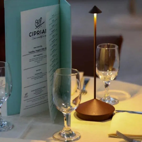 Sleek Wireless LED Lamp with Rechargeable Battery for Home