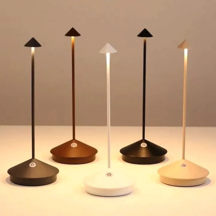 Sleek Wireless LED Lamp with Rechargeable Battery for Home