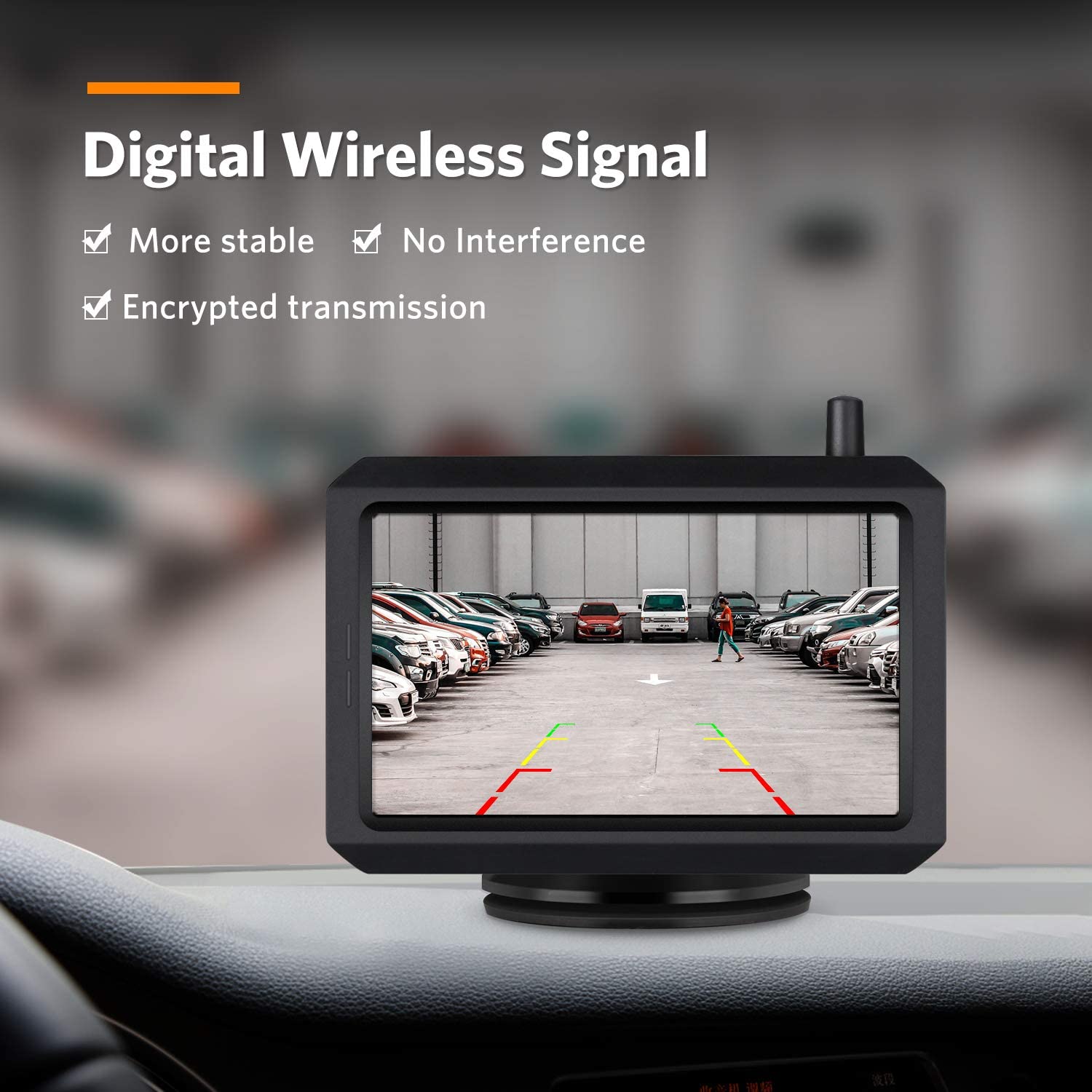 Premium Wireless Backup Camera and Monitor with Night Vision