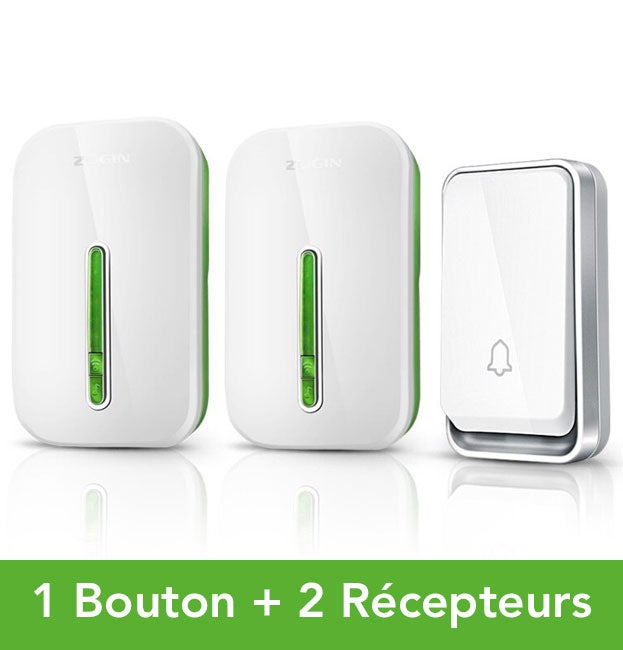 Battery-Free Wireless Doorbell with Waterproof Design and Extended Range