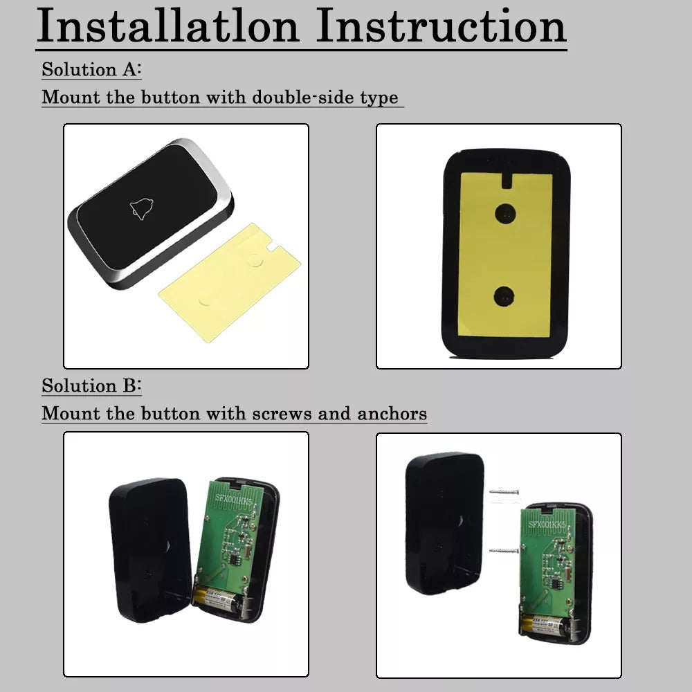 Smart Outdoor Doorbell – Custom Sounds & Weatherproof Design