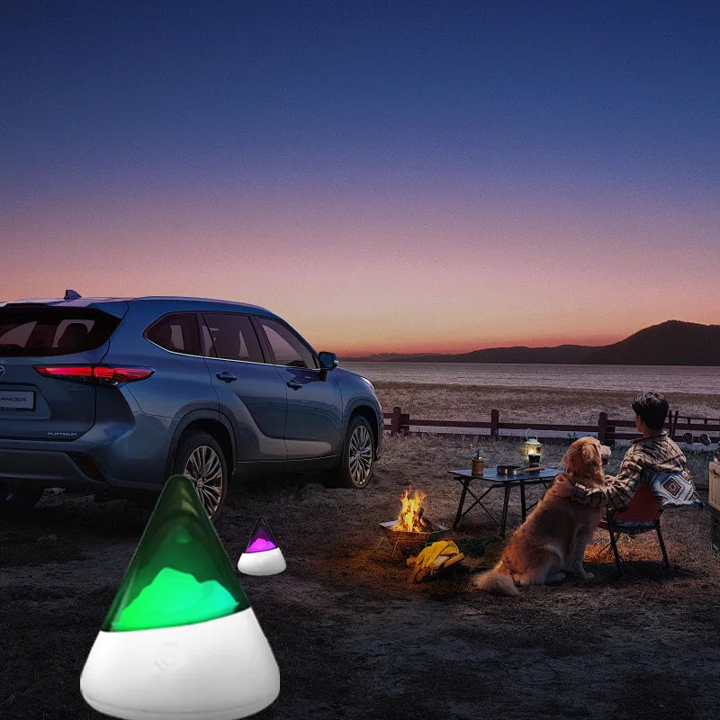 Portable RGB Mood Light with Iceberg Design