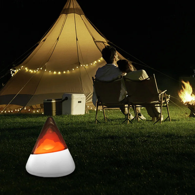Portable RGB Mood Light with Iceberg Design