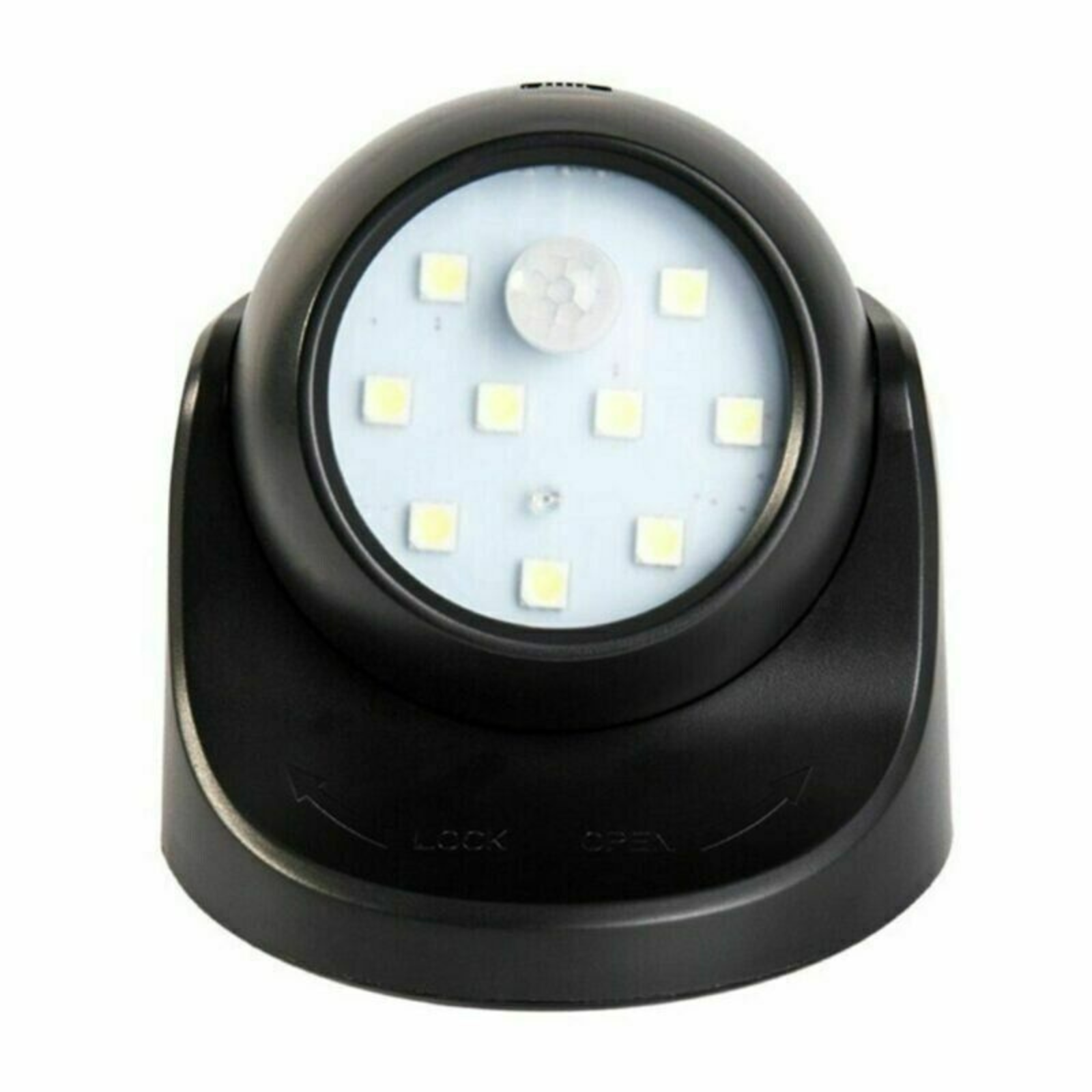 Smart Motion-Activated LED Wall Light with Adjustable Head