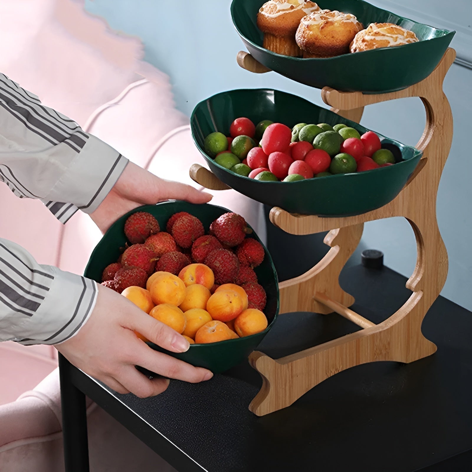 Elegant Multi-Layer Fruit Display Stand for Your Kitchen