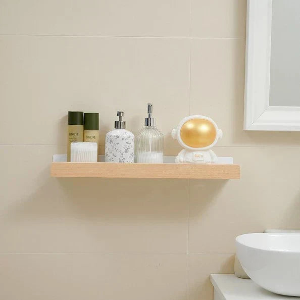 Seamless Adhesive Shower Shelf for a Stylish Bathroom