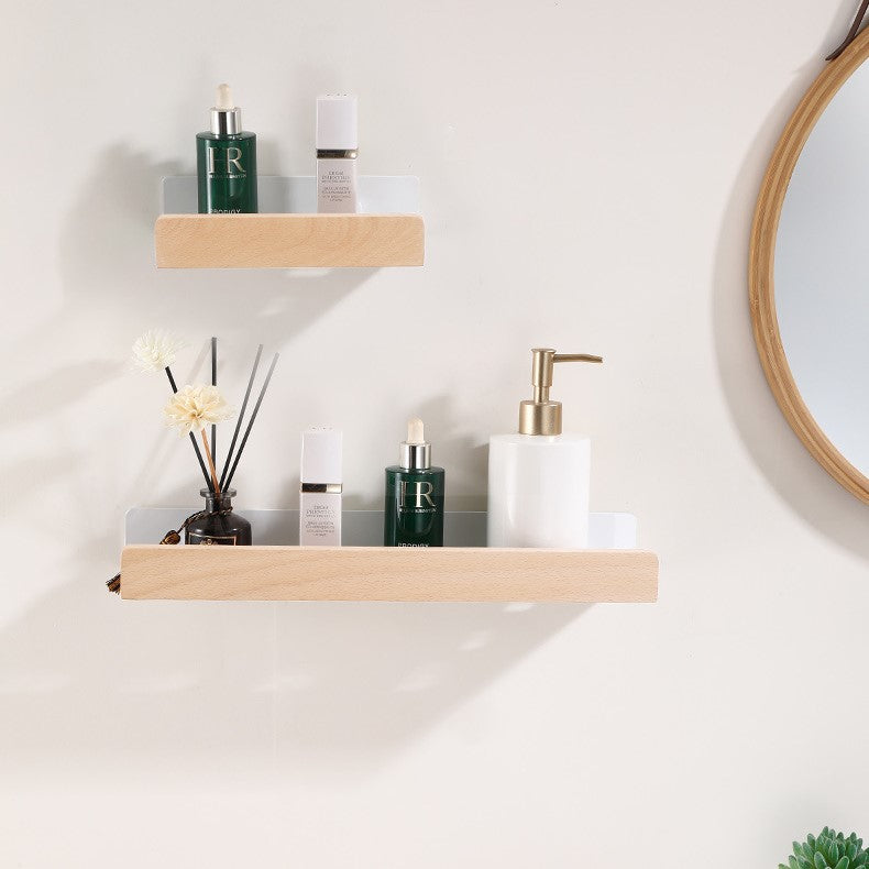 Seamless Adhesive Shower Shelf for a Stylish Bathroom