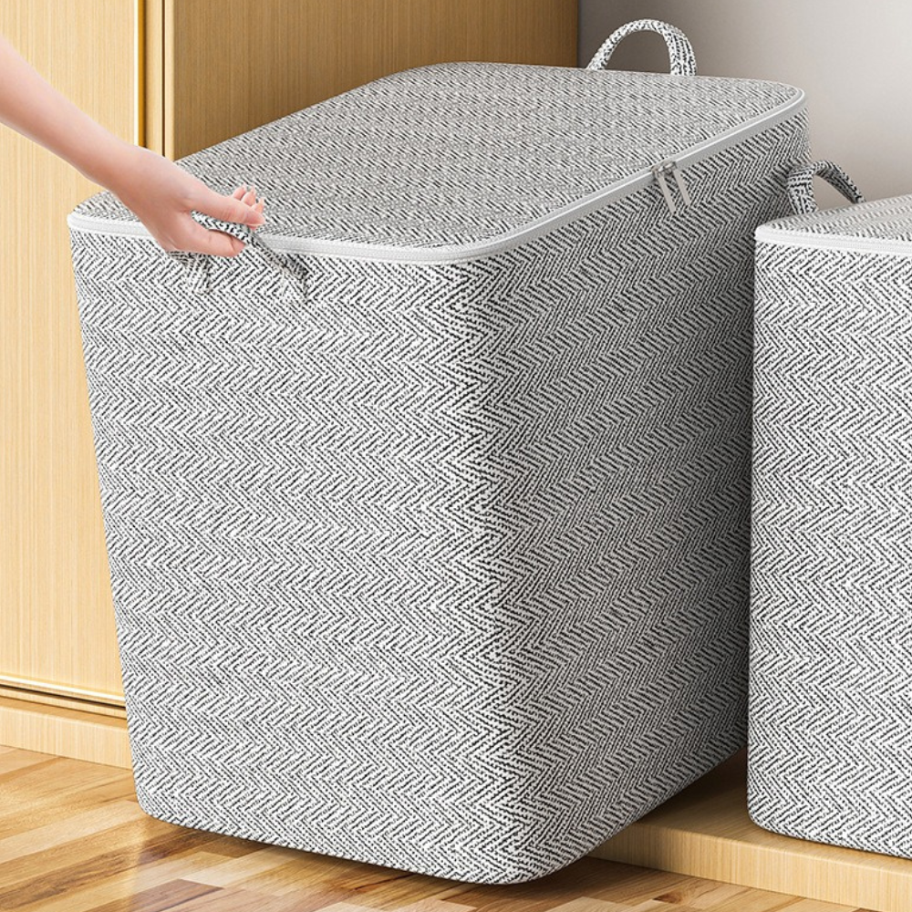 Ultimate Space-Saving Clothes Organizer with Strong Handles