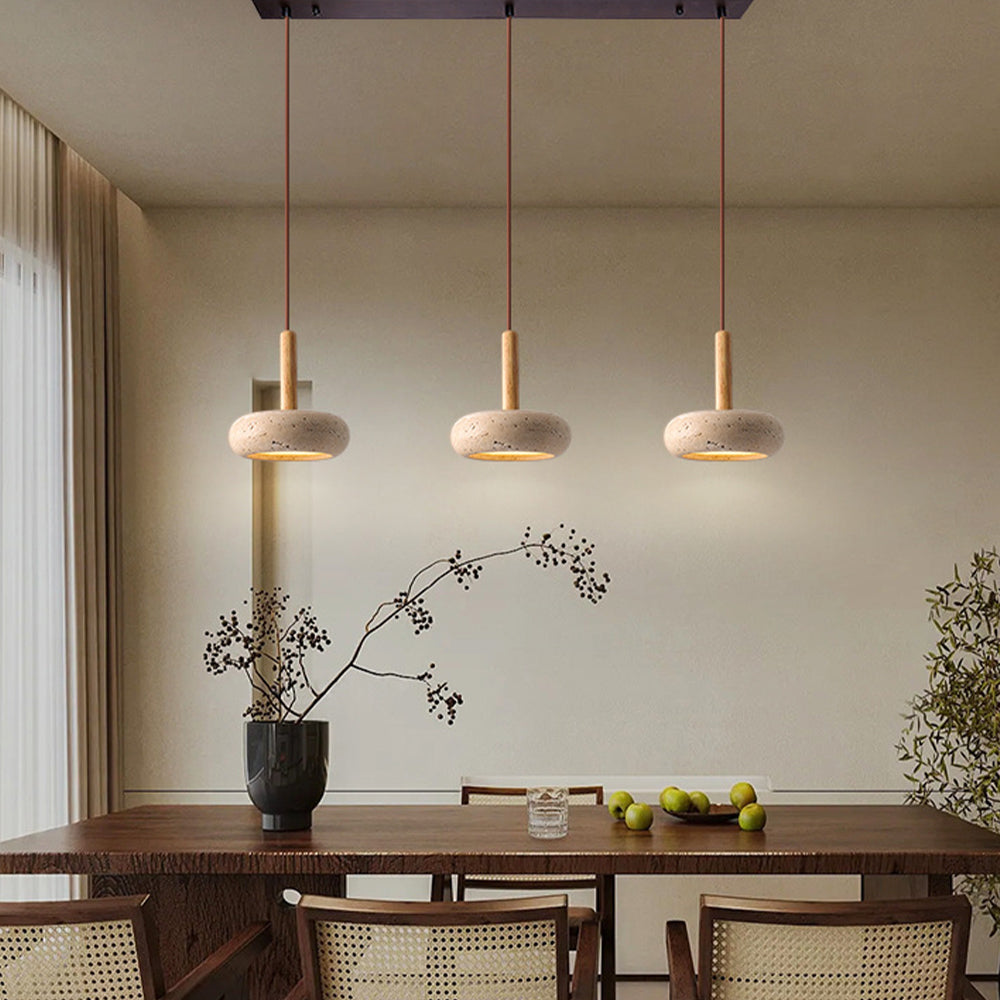 Stylish Yellow Stone Pendant Light for Modern Homes